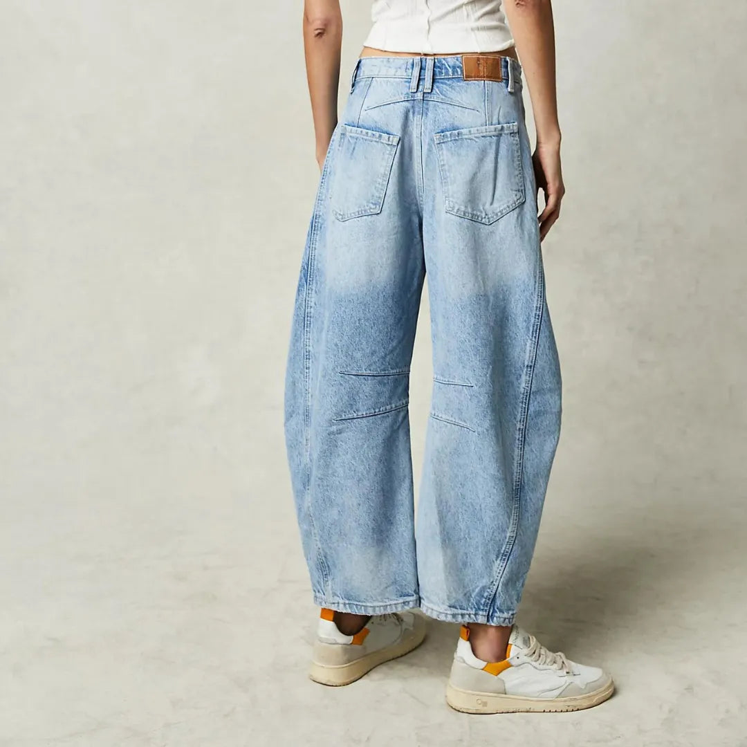 Morallure - Comfortable Wide-Leg Jeans