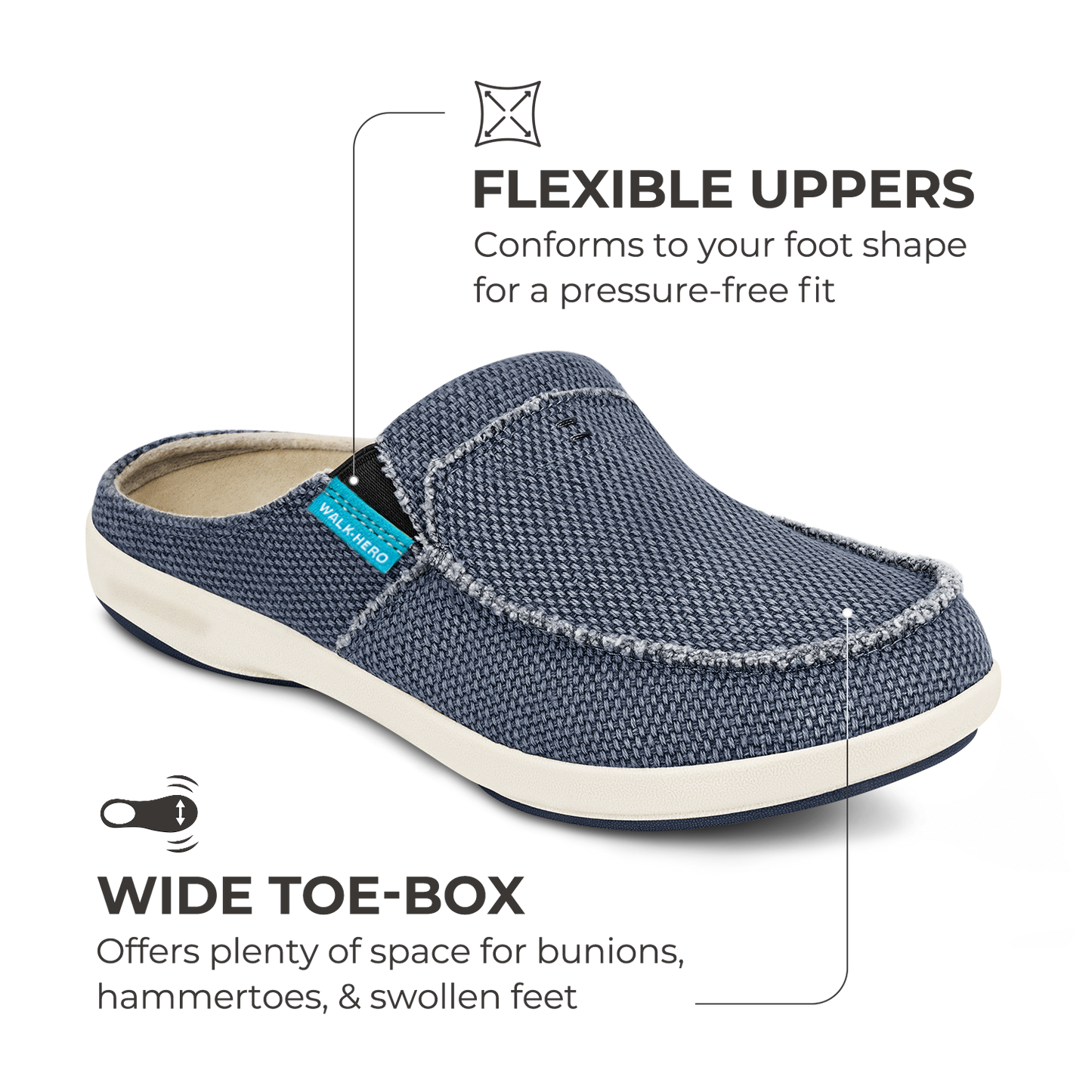 Morallure™ WalkHero - New Arch Support Slippers (Unisex) - Buy 1 Get 1 Free