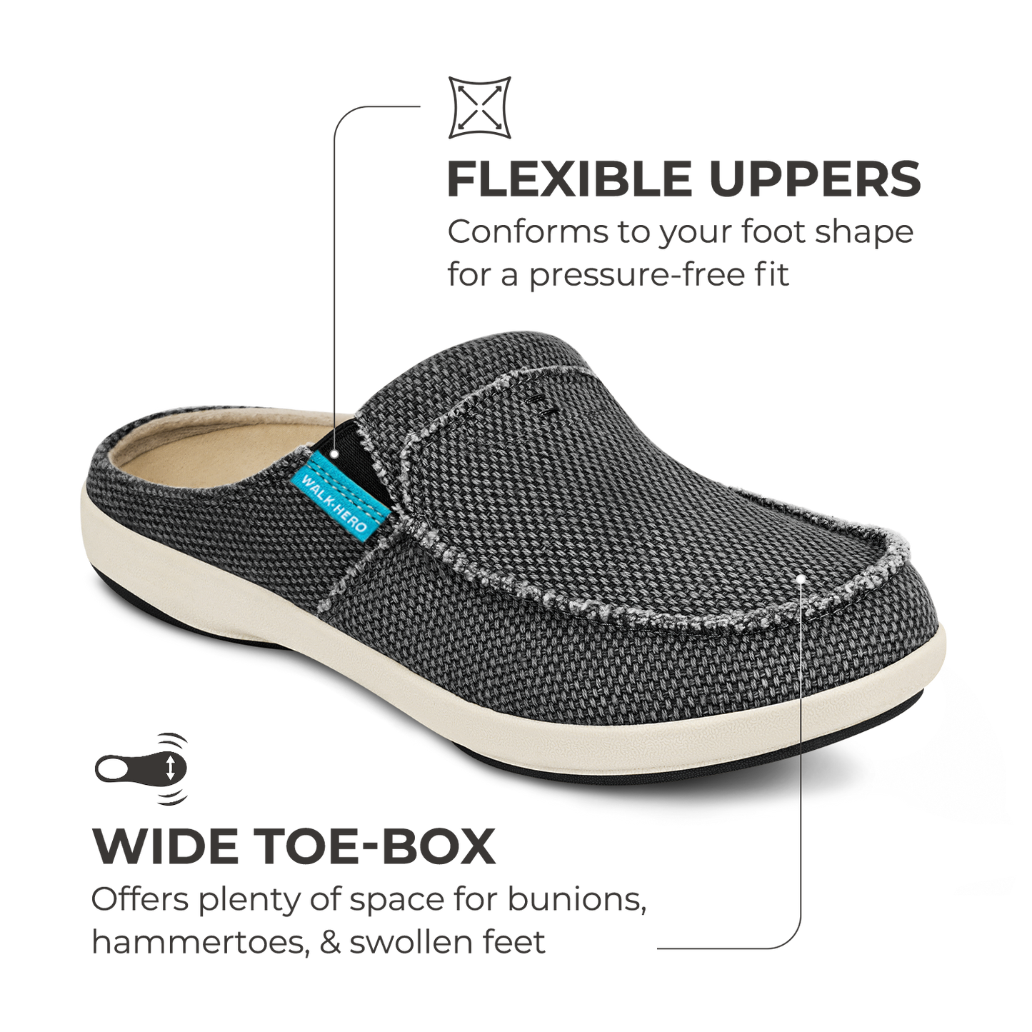 Morallure™ WalkHero - New Arch Support Slippers (Unisex) - Buy 1 Get 1 Free