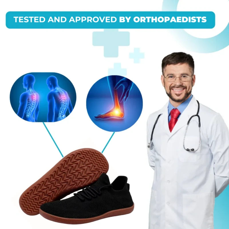 Ultra-Light Wide Fit Shoe for Women – Zero Drop, Breathable & Supportive for Walking & Everyday Comfort