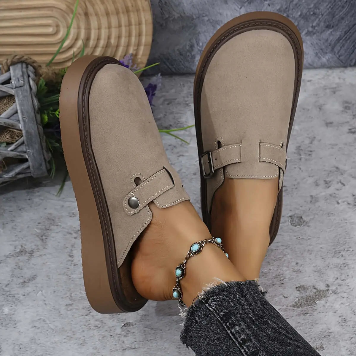 Orthopedic Comfort Loafers for Women – Retro Style, Daily Walking Support