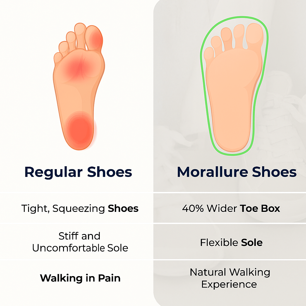 Morallure WideStep™ - New Unisex BareFlex Pro