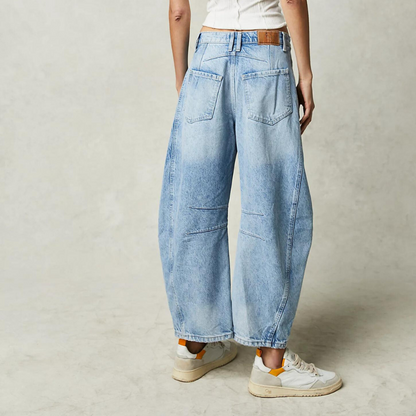 Morallure - Comfortable Wide-Leg Jeans