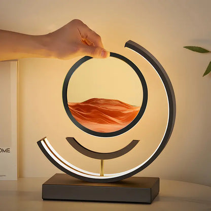 Lampe LED 3D "Sables du Temps" - Une Pièce de Décoration Élégante