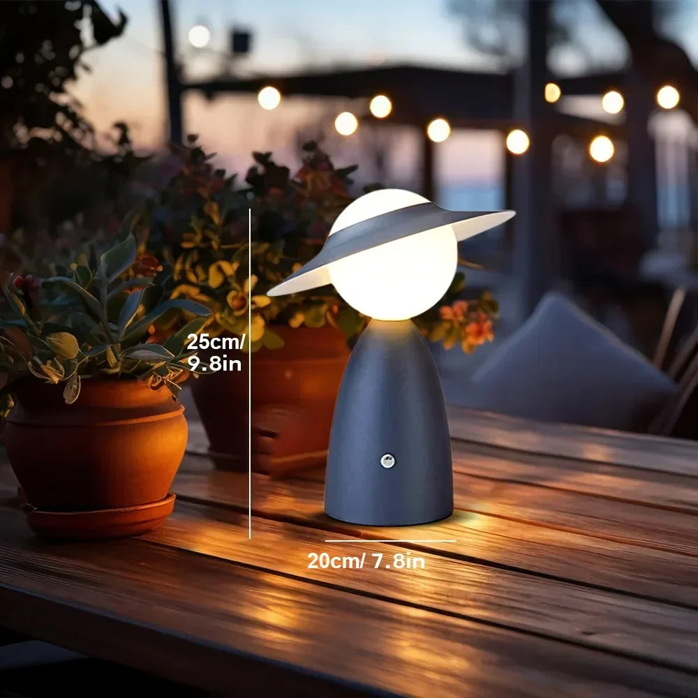 Lampe de Table LED Sans Fil avec Fonction de Charge – Design Élégant et Pratique