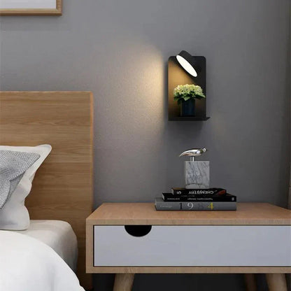 Lampe de Chevet Multifonctionnelle avec Station de Charge Sans Fil