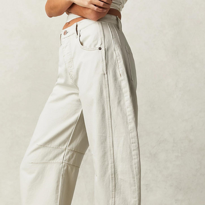 Morallure - Comfortable Wide-Leg Jeans
