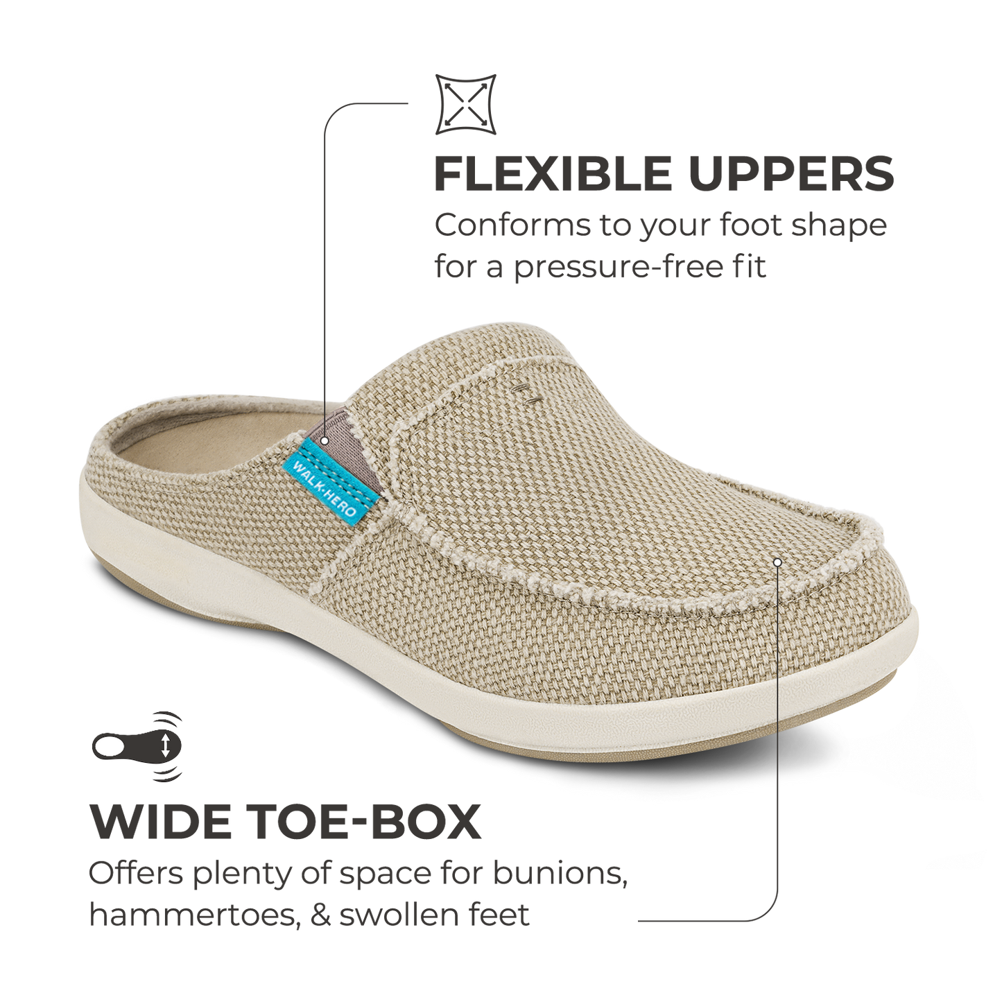 Morallure™ WalkHero - New Arch Support Slippers (Unisex) - Buy 1 Get 1 Free