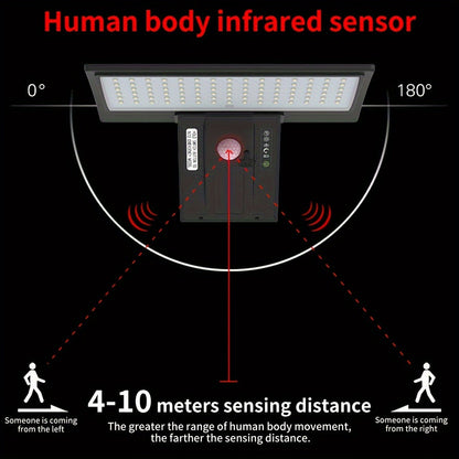 Lampe Solaire d'Extérieur à LED avec Détecteur de Mouvement – Lumière Gratuite à Vie
