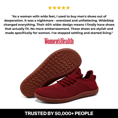 Ultra-Light Wide Fit Shoe for Women – Zero Drop, Breathable & Supportive for Walking & Everyday Comfort