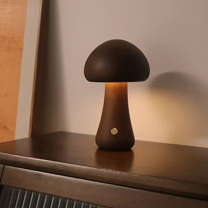 Mushlume - Lampe Champignon Mystique en Bois