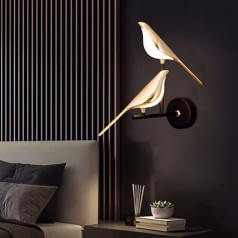 Applique Moderne en Forme d'Oiseaux – Une Élégance Lumineuse pour Votre Intérieur